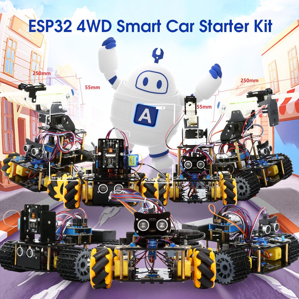 How do you add the extension packs to the smart car kit and transforms?